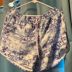 Columbia Purple and White Athletic Shorts